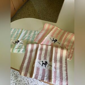 50s novelty print poodle handkerchiefs